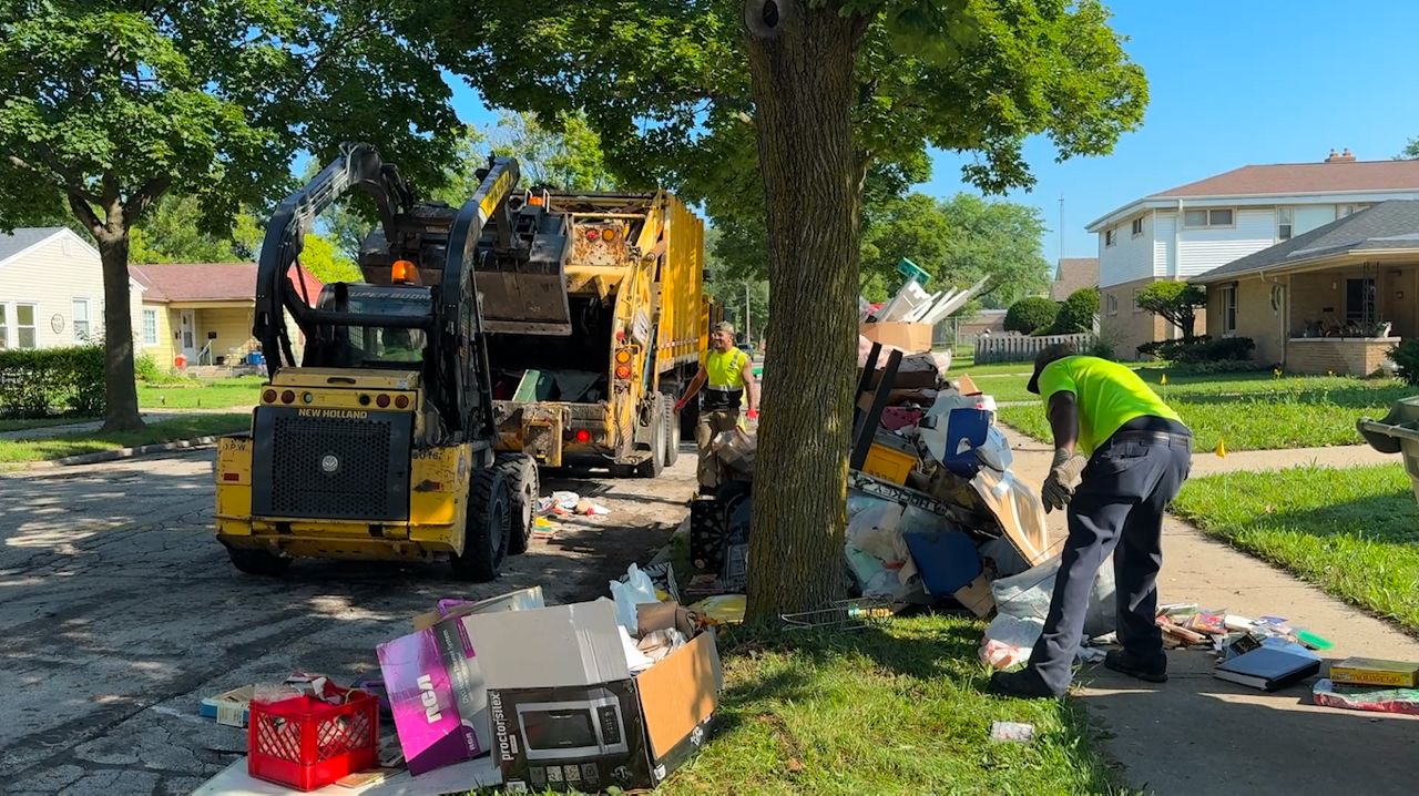 DPW crews work around the clock to clean up Milwaukee
