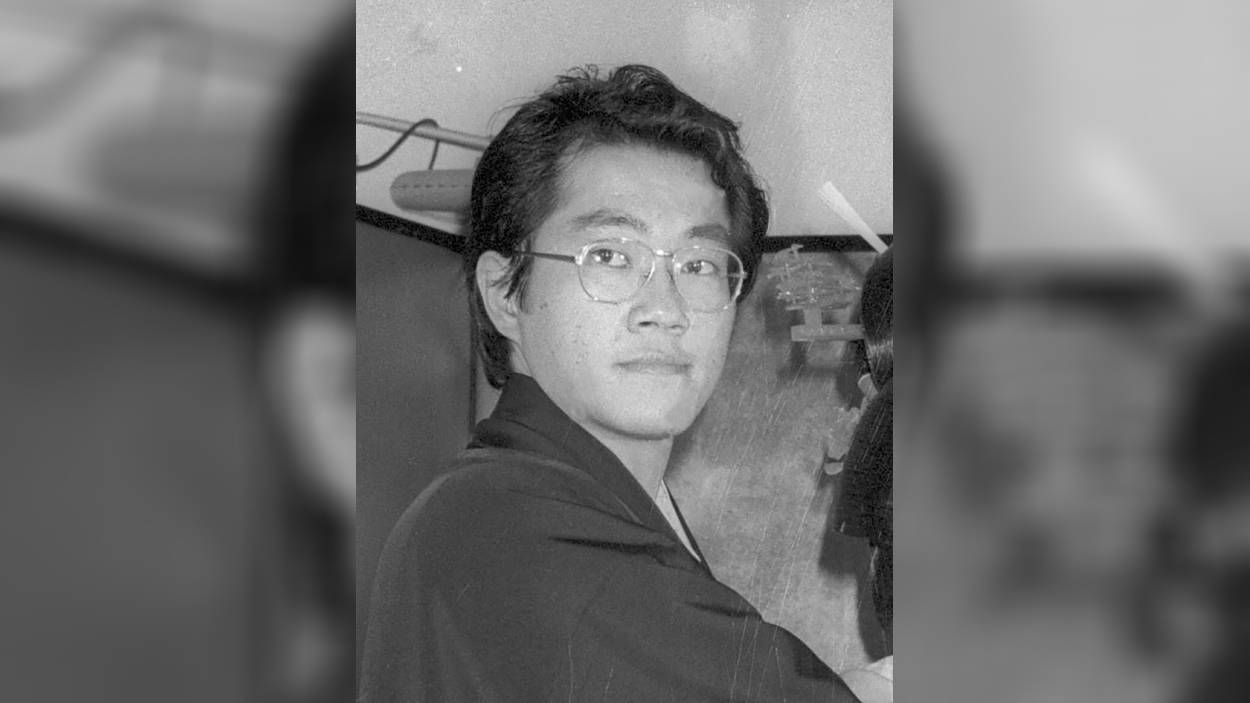 Akira Toriyama is pictured in 1982. (Kyodo News via AP)