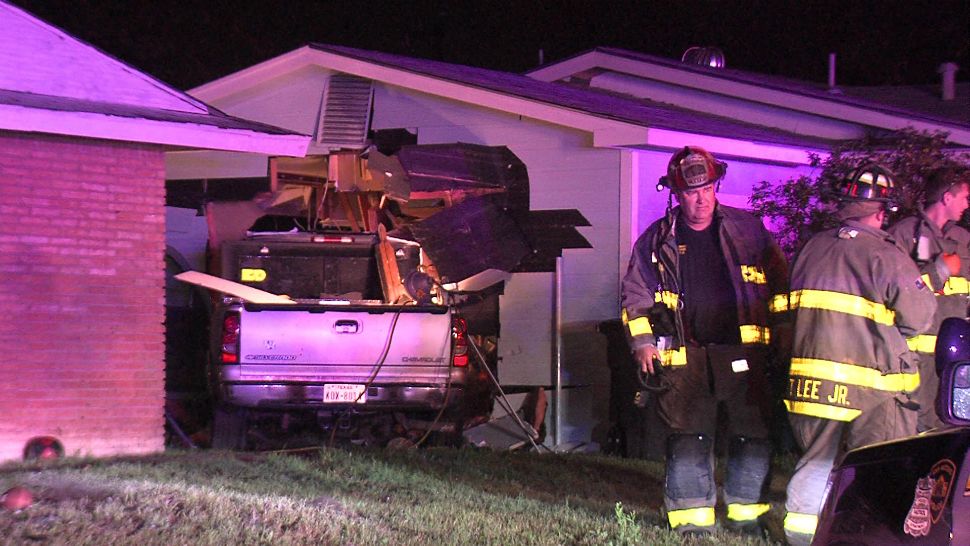 Mother, child launched into backyard after driver crashes into house