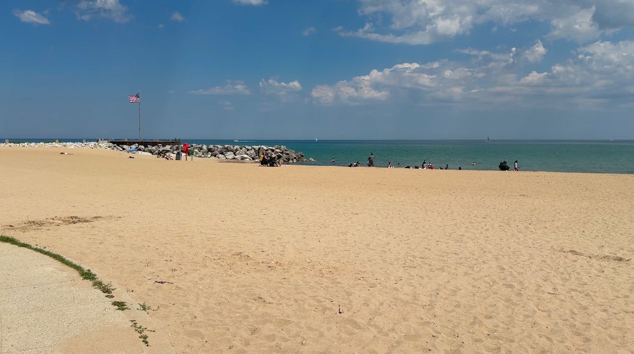 A drone show will take place at McKinley Beach for Milwaukee County's Independence Day celebration. (Abbey Taylor/Spectrum News 1)