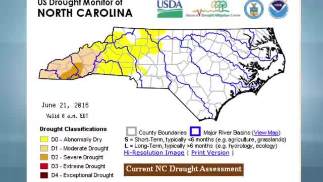 Severe Drought Creeps into Western North Carolina