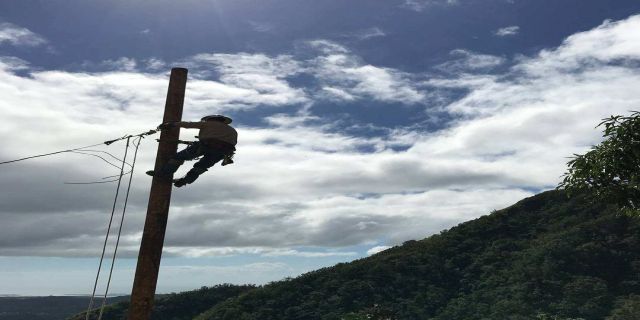 Duke Energy linemen work to restore power in Puerto Rico