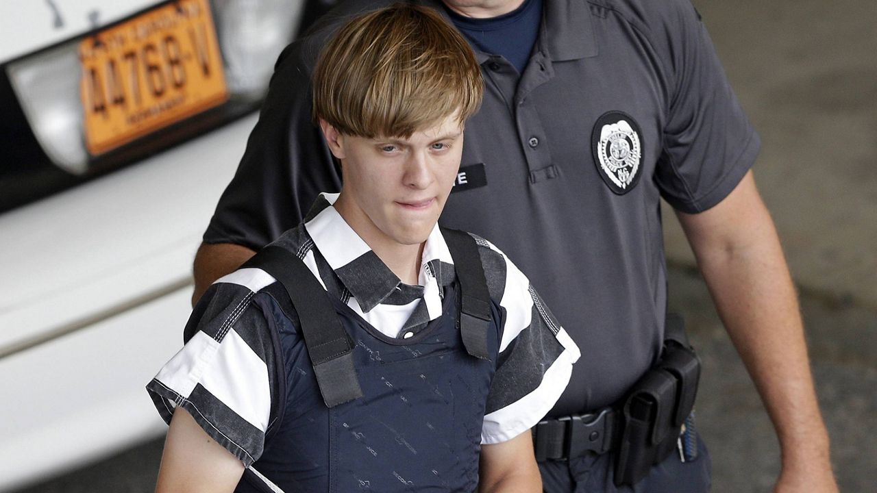 Dylann Roof in 2015 (AP Photo/Chuck Burton, File)