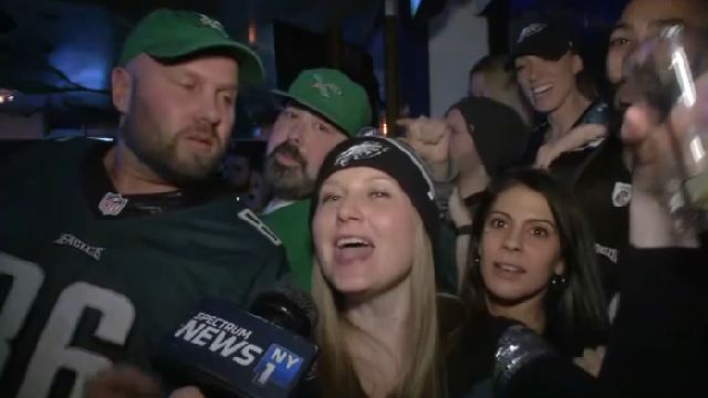 NYC Eagles fans soaring after team's Super Bowl win