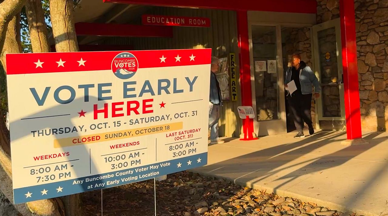 Early midtern election voting underway in western North Carolina