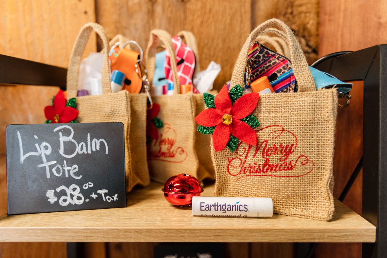 A look at some of the gift sets offered by Earthganics, a Findlay Market vendor. (Photo courtesy of Corporation for Findlay Market)