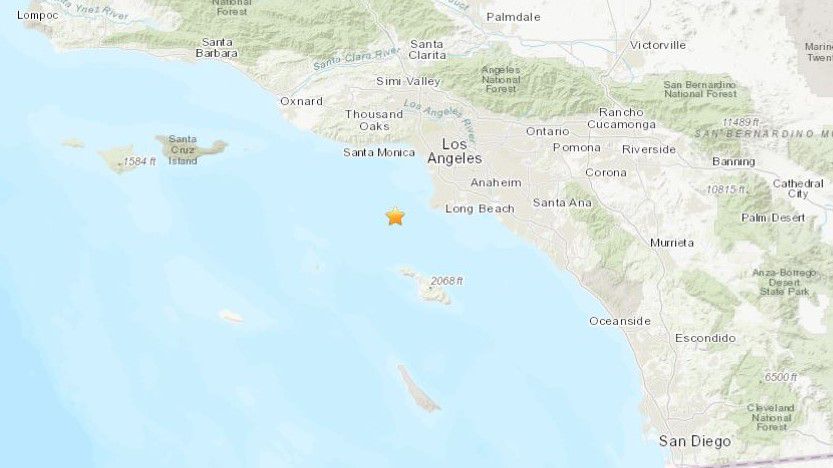 Earthquake strikes near Rancho Palos Verdes