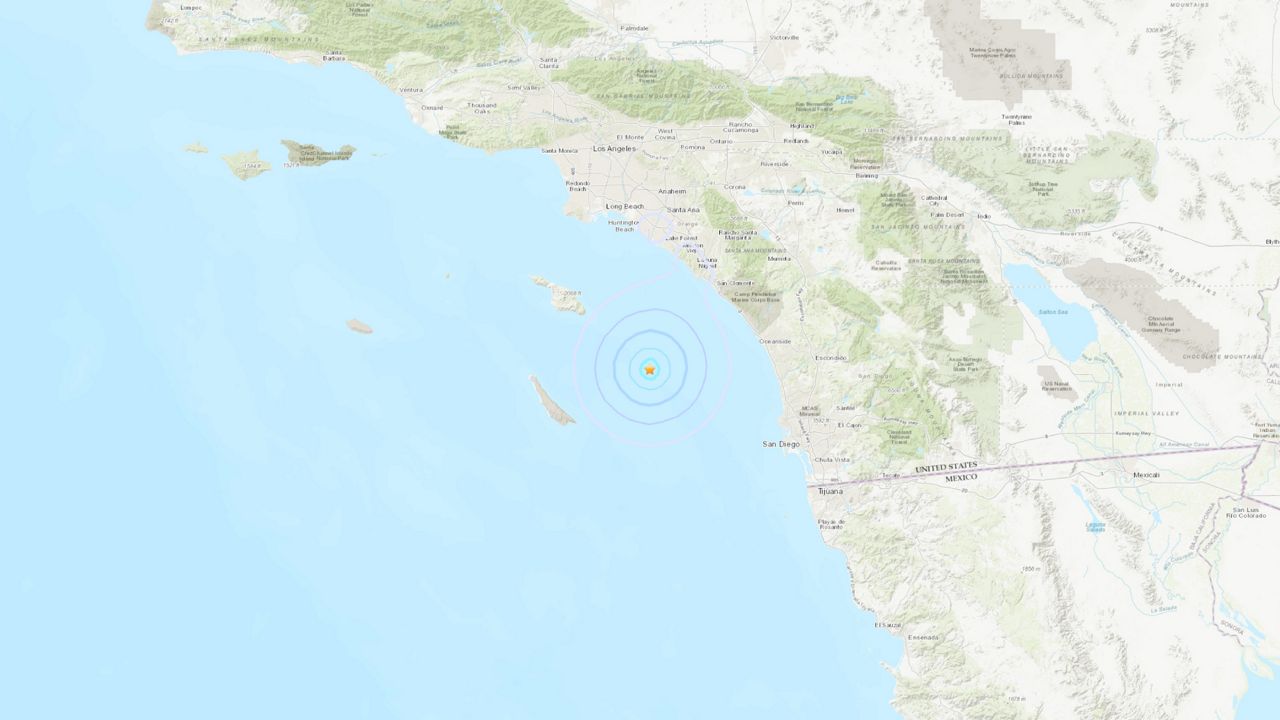 A 3.6 magnitude earthquake strikes off the coast of Dana Point