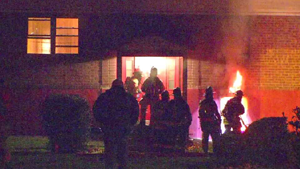 Woman jumps from 3rd story window to escape from fire