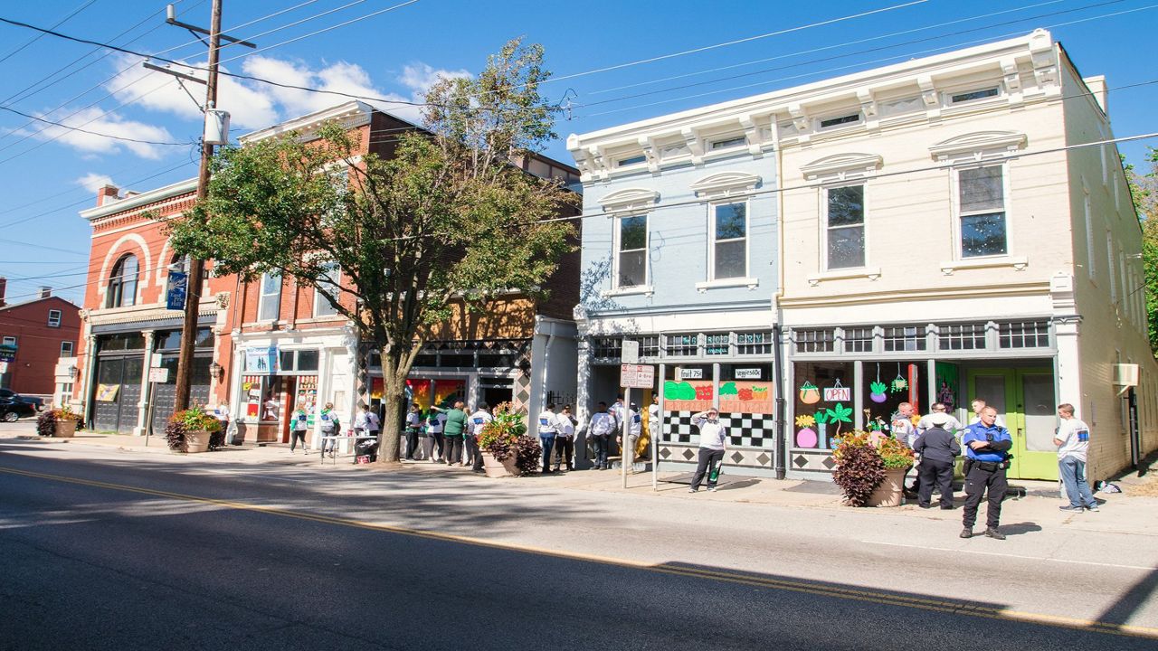 The future site of the Warsaw Avenue Creative Campus prior to renovations.