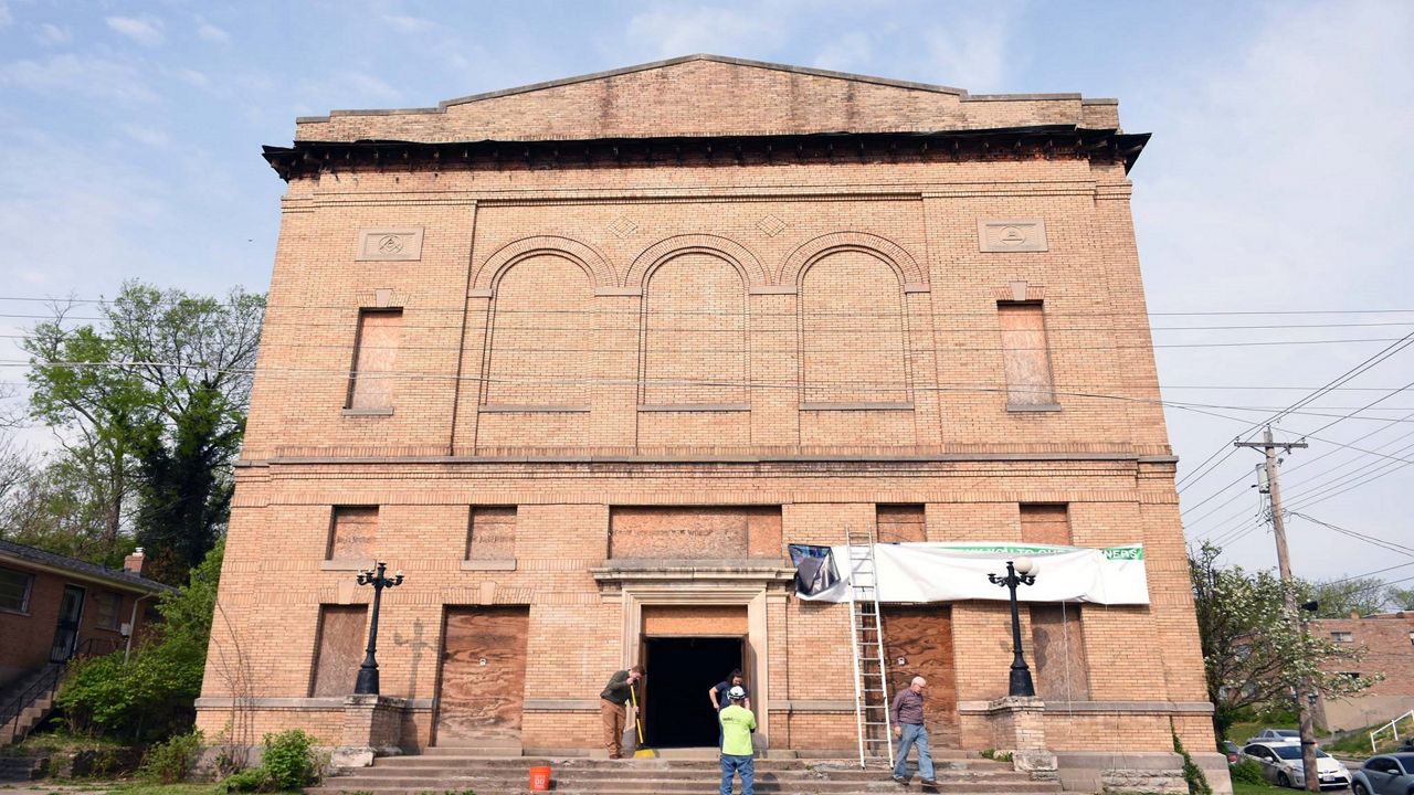 A former Masonic Temple in Price Hill that now serves as the offices for Price Hill Will (Casey Weldon | Spectrum News 1)