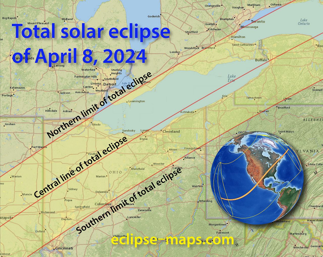 Карта солнечного затмения 8 апреля 2024. 2024 Solar Eclipse. Solar Eclipse Map. Эклипс 2024. Total Solar Eclipse.