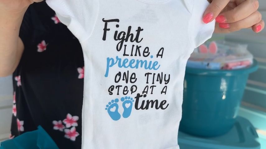One item from a Preemies of the Carolinas care package that might be sent to the family. (Spectrum News 1/Mike Dunston)