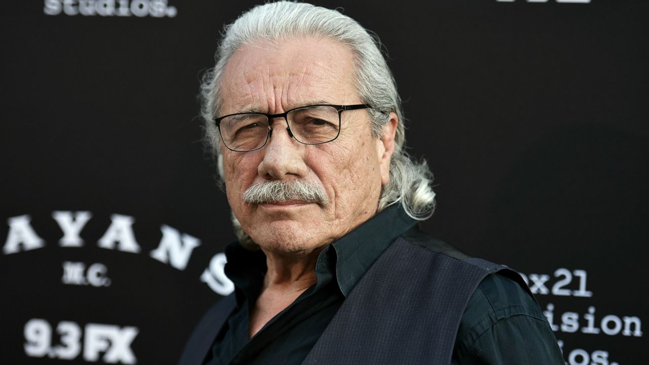 Edward James Olmos attends the LA premiere of "Mayans M.C." Season 2 at ArcLight Cinemas - Hollywood, Tuesday, Aug. 27, 2019, in Los Angeles. (Photo by Richard Shotwell/Invision/AP)