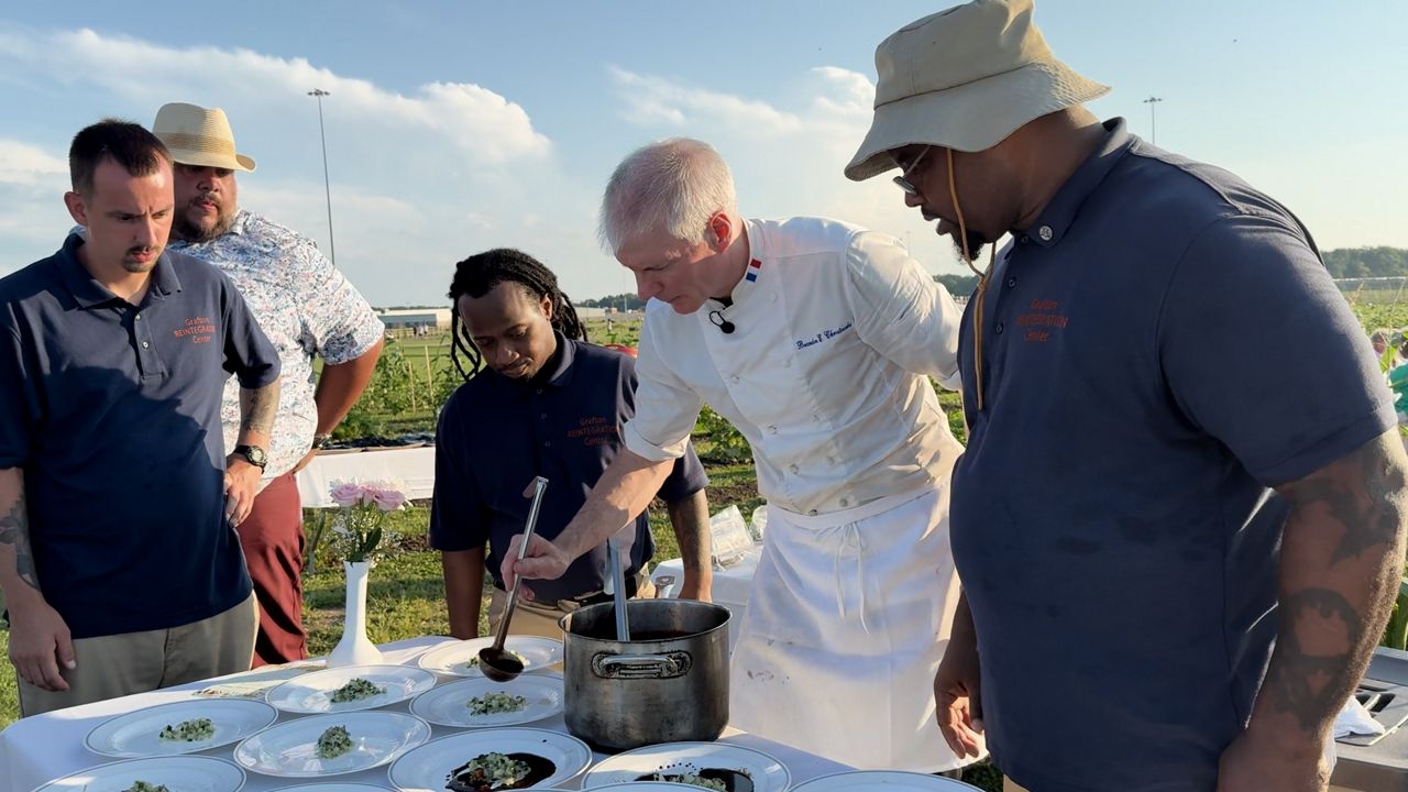 Farm-to-table dinner in Ohio prison