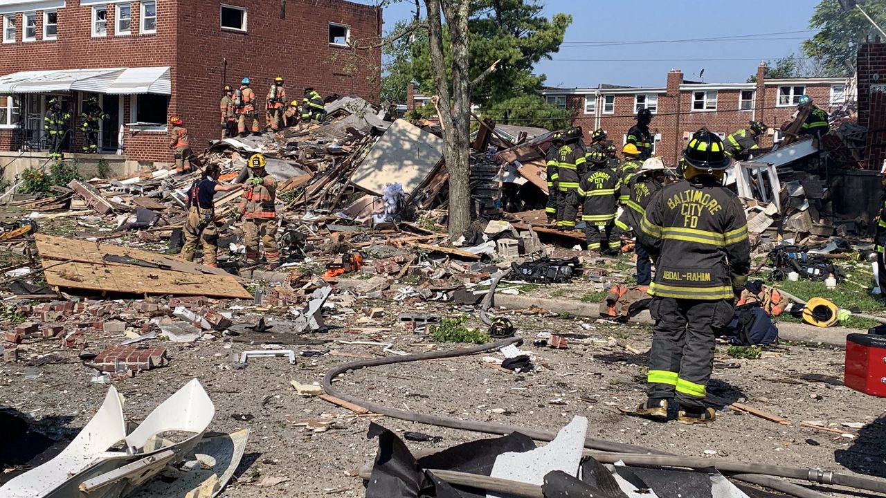 Gas Explosion Levels Homes In Baltimore; 1 Dead, 4 Rescued