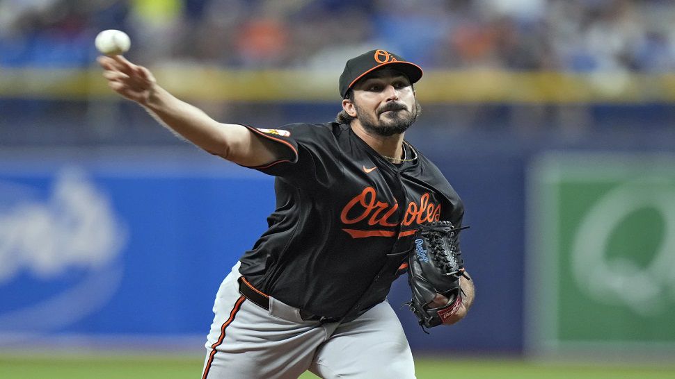 Orioles beat Rays 41 and move into 1st place in AL East