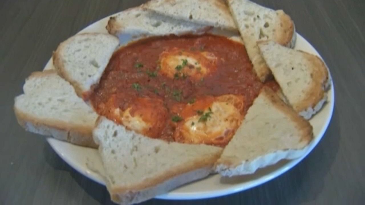 Eggs in Purgatory Recipe from More Perreca’s Italian Kitchen