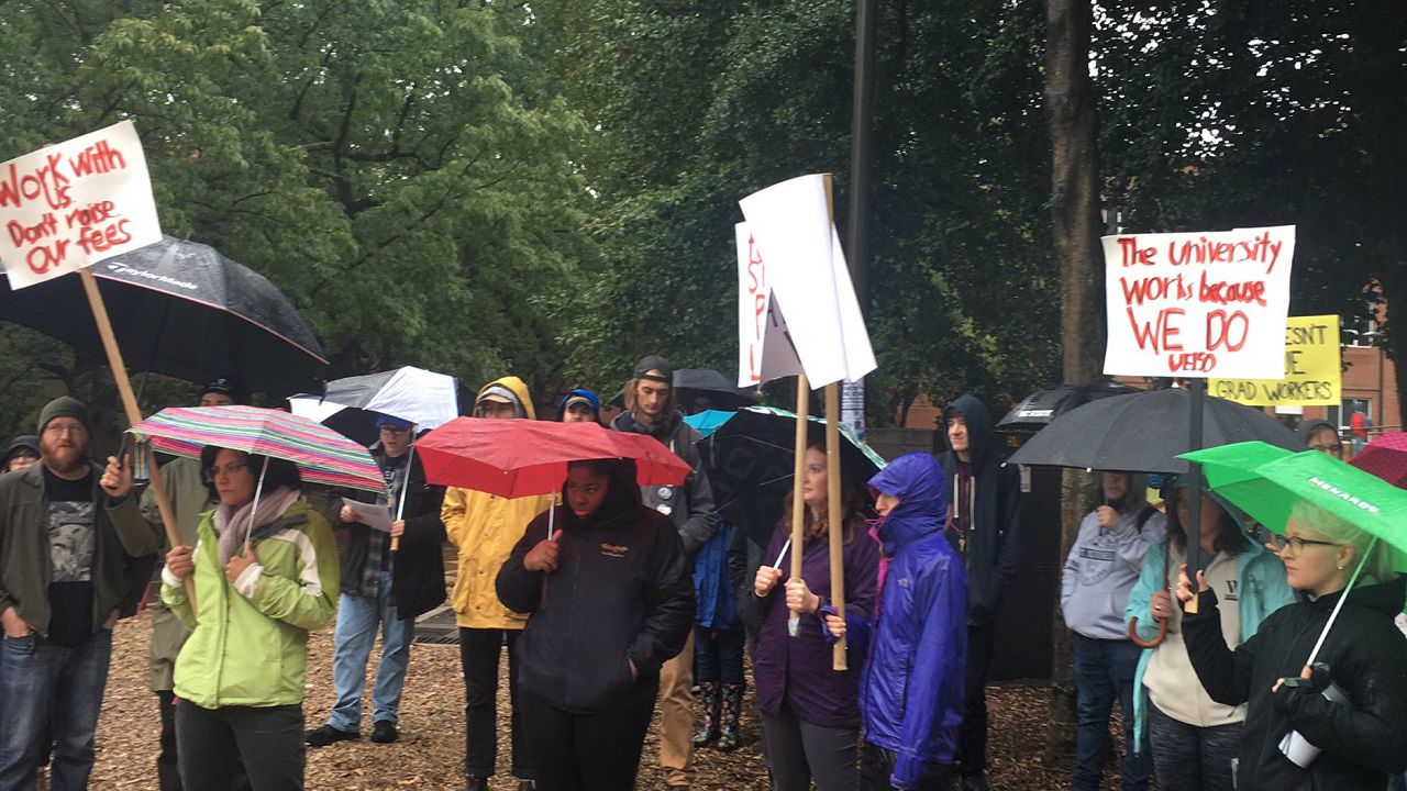 NCSU Grad Students Rally Against Fees