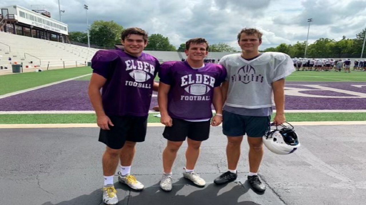 Football players for Elder High School (Casey Weldon | Spectrum News 1)