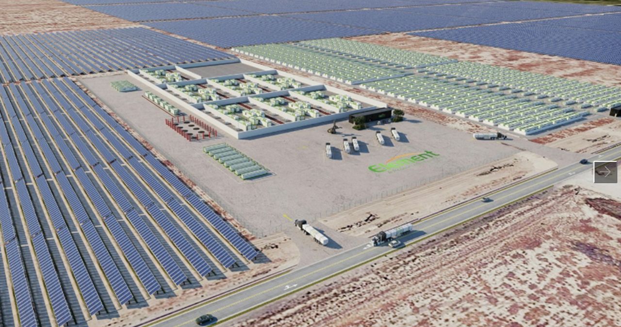 Element Resources green hydrogen renewable hydrogen electrolysis solar power R. Rex Parris Lancaster hydrogen city Fukushima