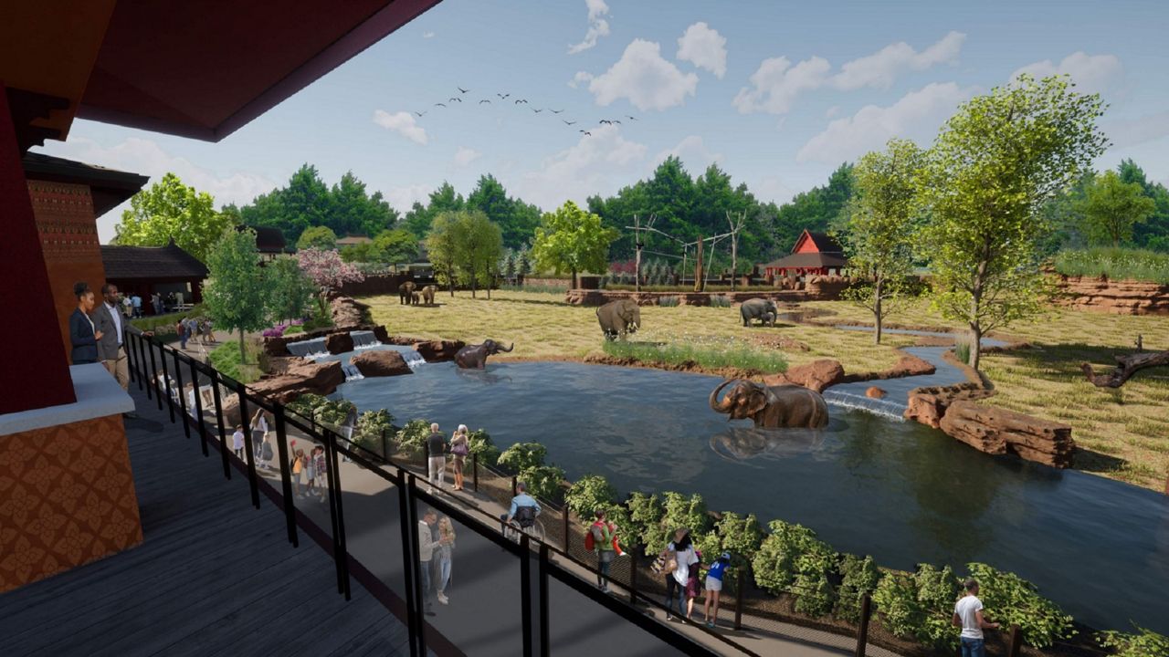 Cincinnati Zoo breaks ground on Elephant Trek