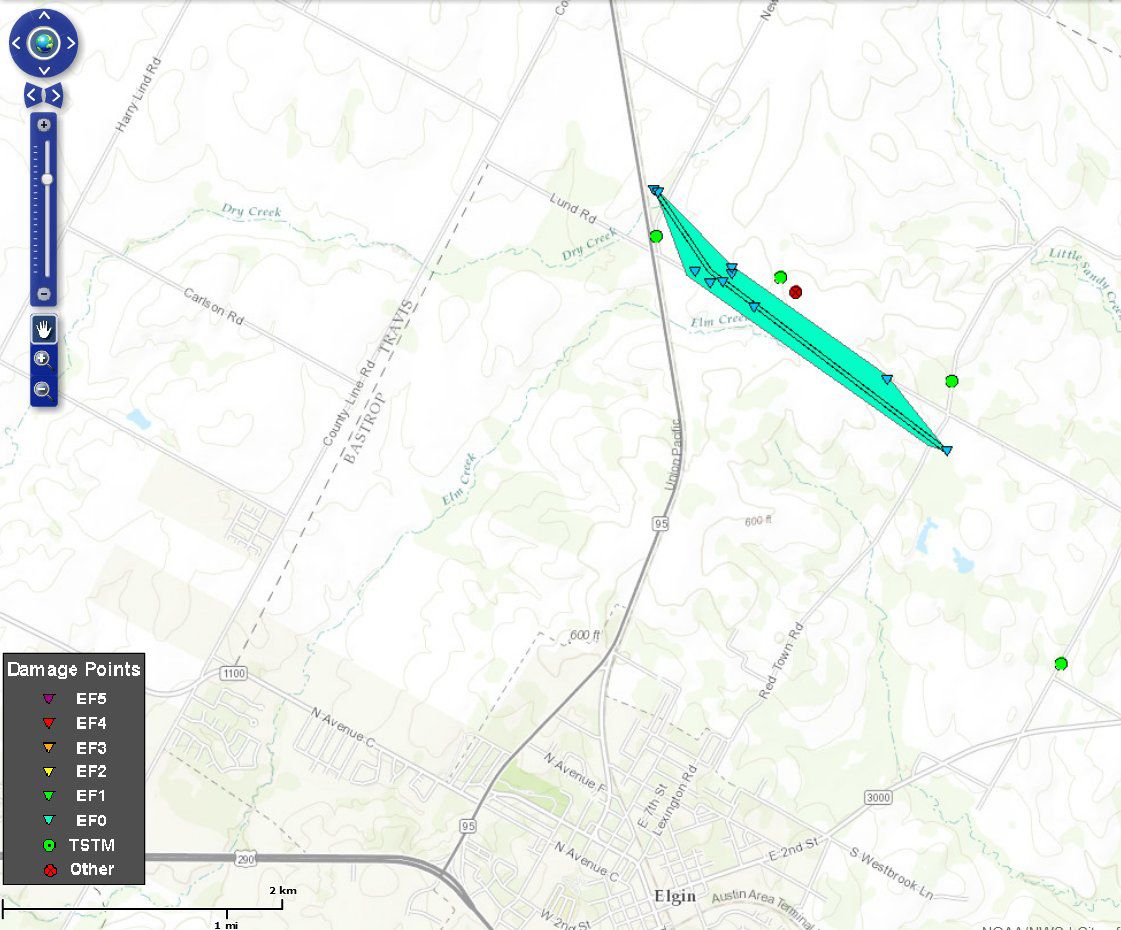 It Was a Twister Weak Tornado Hit Elgin on Tuesday