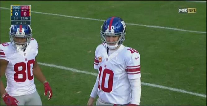 Eli Manning's streak is over. Geno Smith will start for the Giants