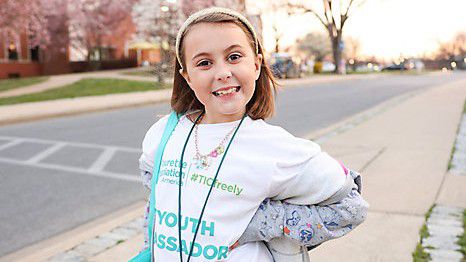 Ellie Hedgepeth at TAA Youth Ambassador Program (Lauren Howard/Spectrum News 1)