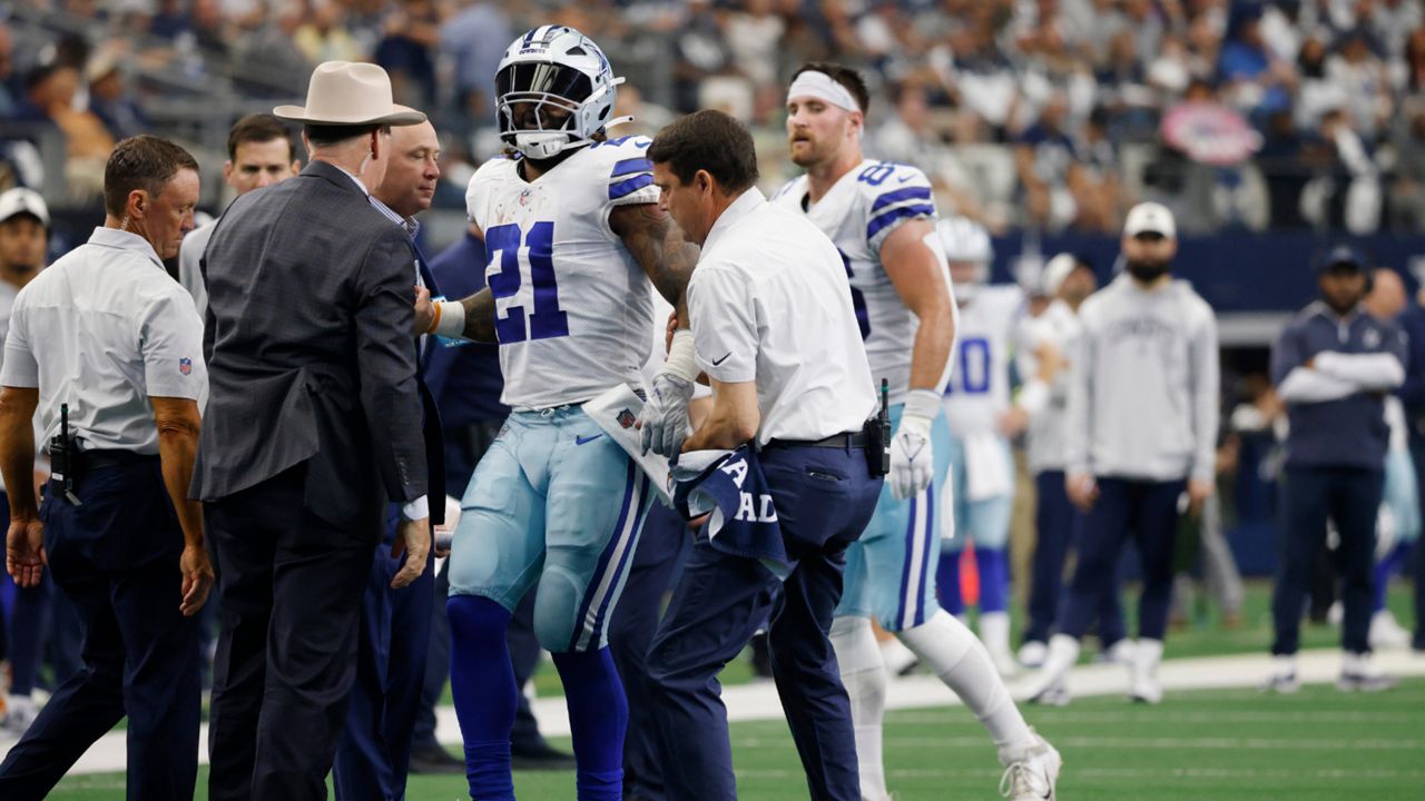 Cowboys promote rookie RB, a sign injured Elliott won't play