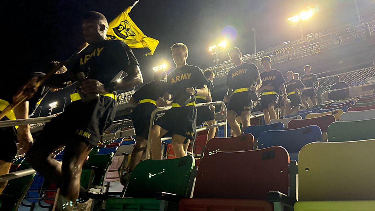 Embry-Riddle ROTC members honor Sept. 11 first responders with stair climb