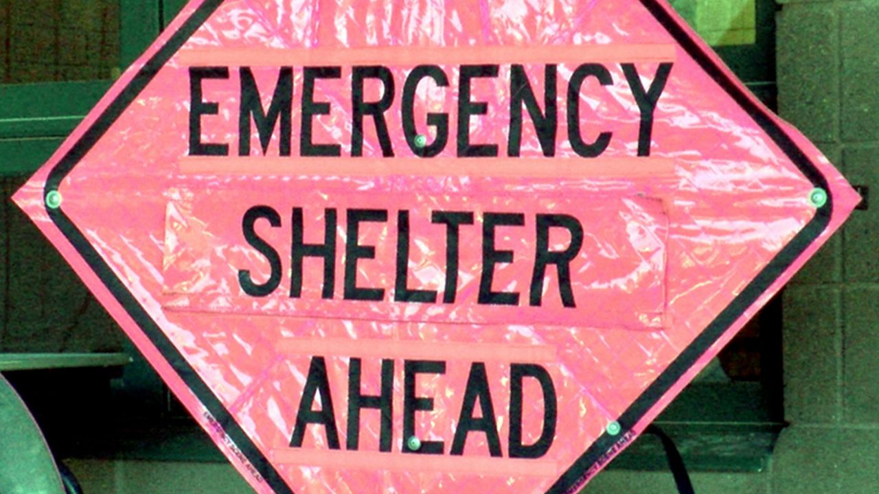 Numerous Central Florida counties have set up emergency shelters ahead of Hurricane Ian.
