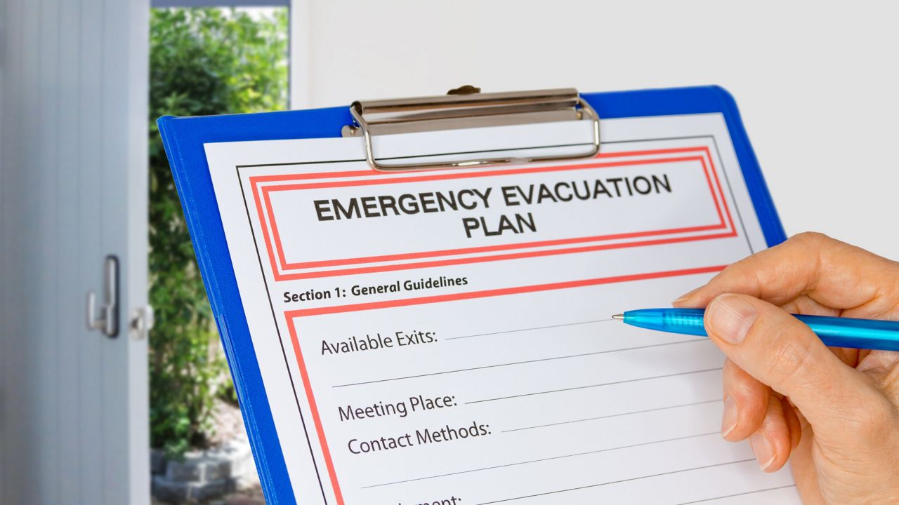 Create a written emergency plan with your family.