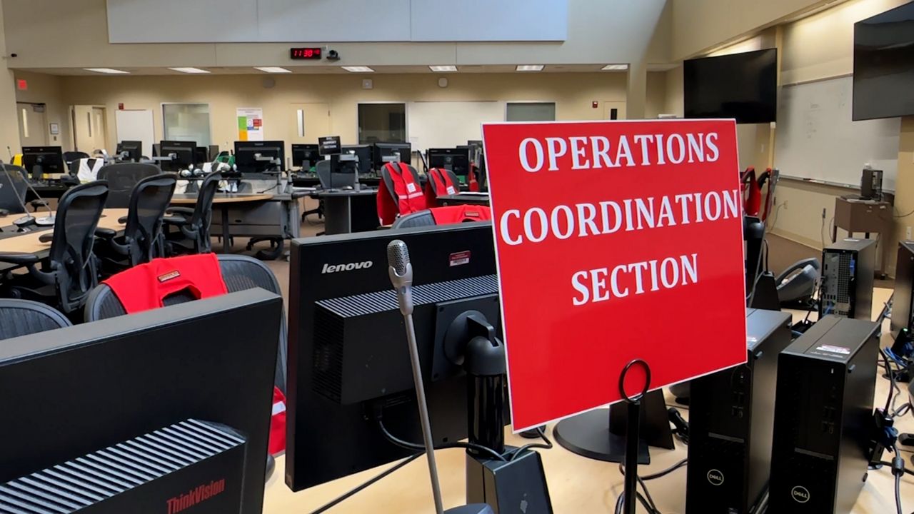 The emergency operations center has been activated ahead of expected crowds, protests.