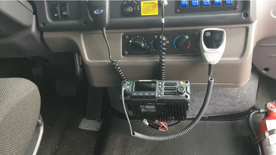 The Polk County School District is adding emergency radios to school buses to keep students safe. (Rick Elmhorst/Spectrum News)