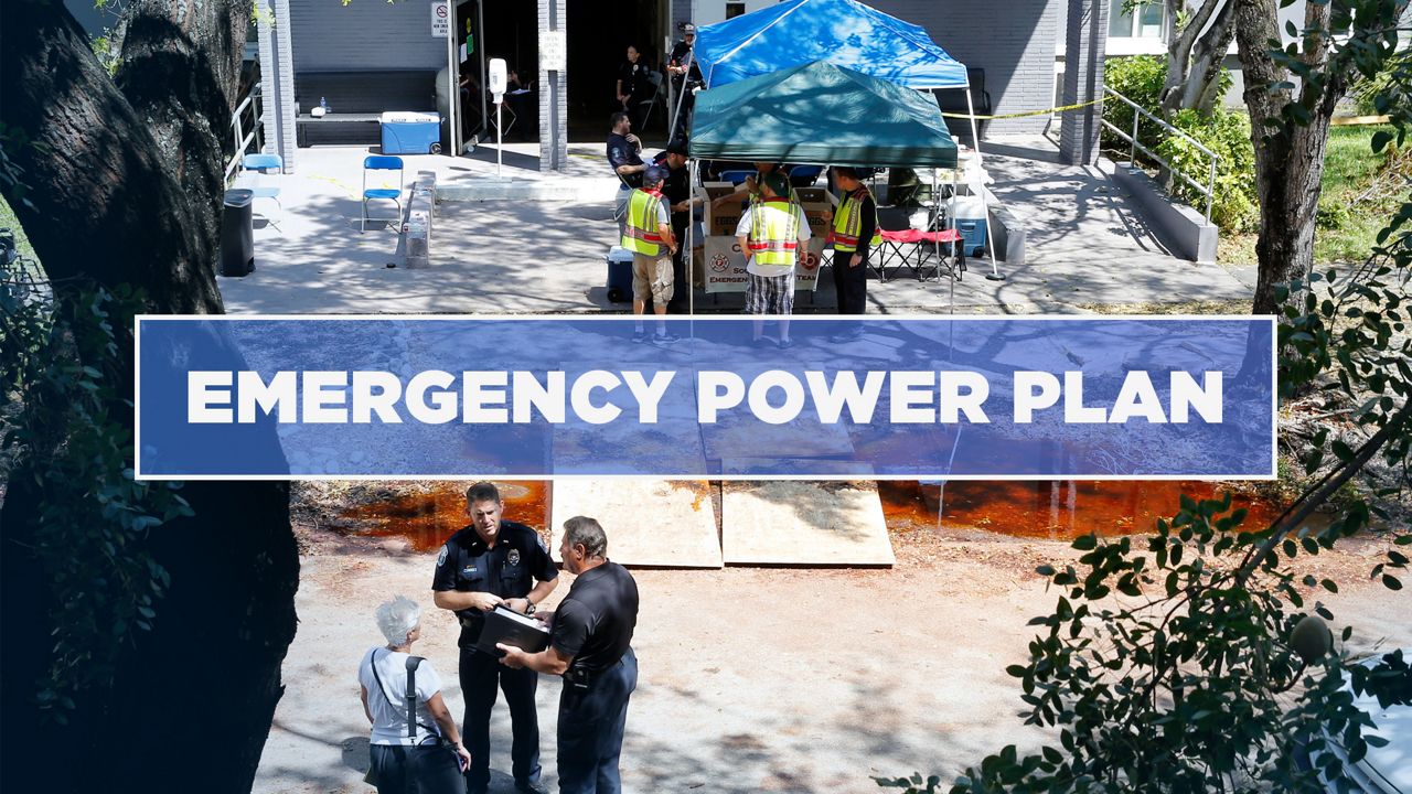 Emergency power plan graphic