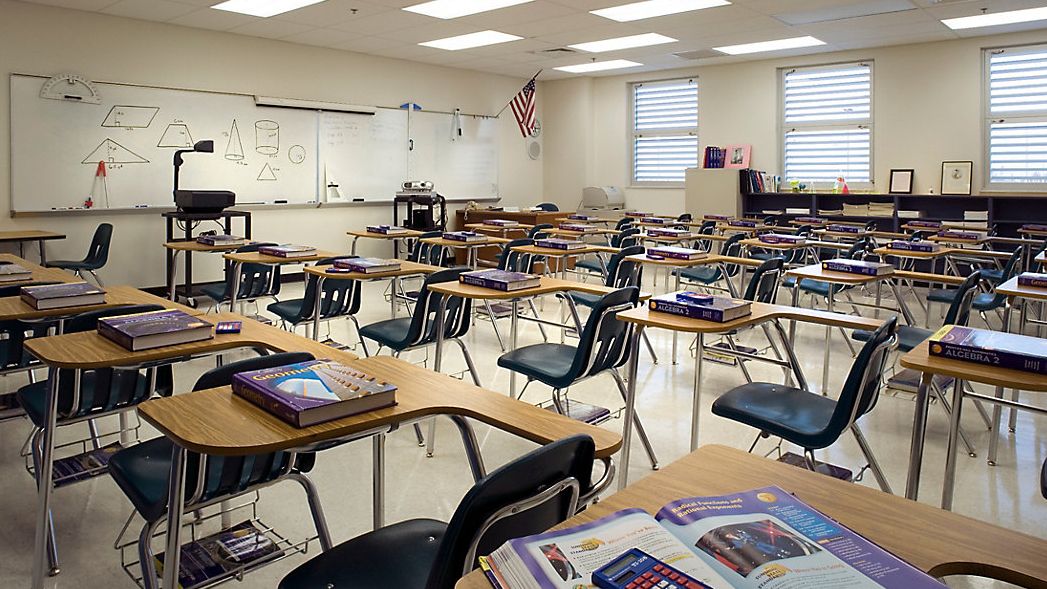 file photo of empty classroom