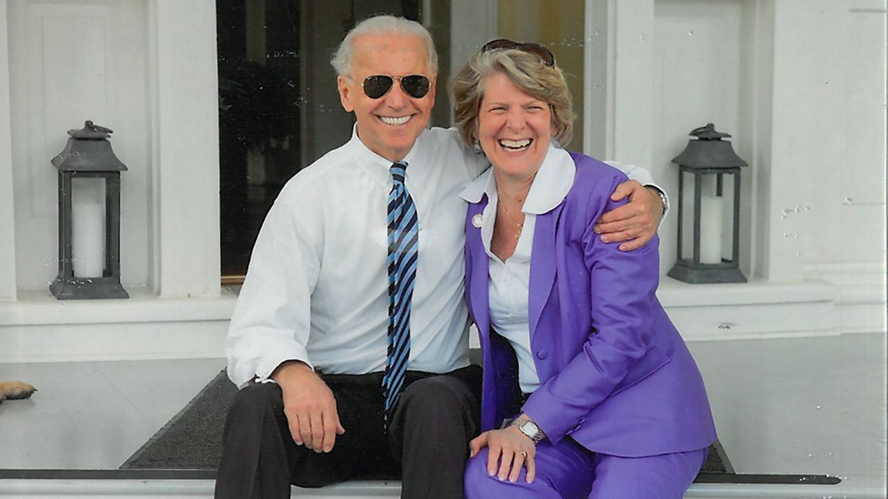 Jane Campbell and President Joe Biden 