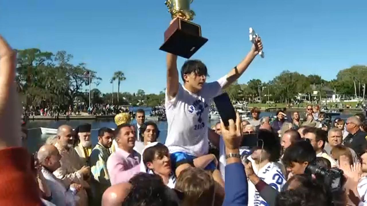 Cross retrieved at 117th Tarpon Springs Epiphany celebration