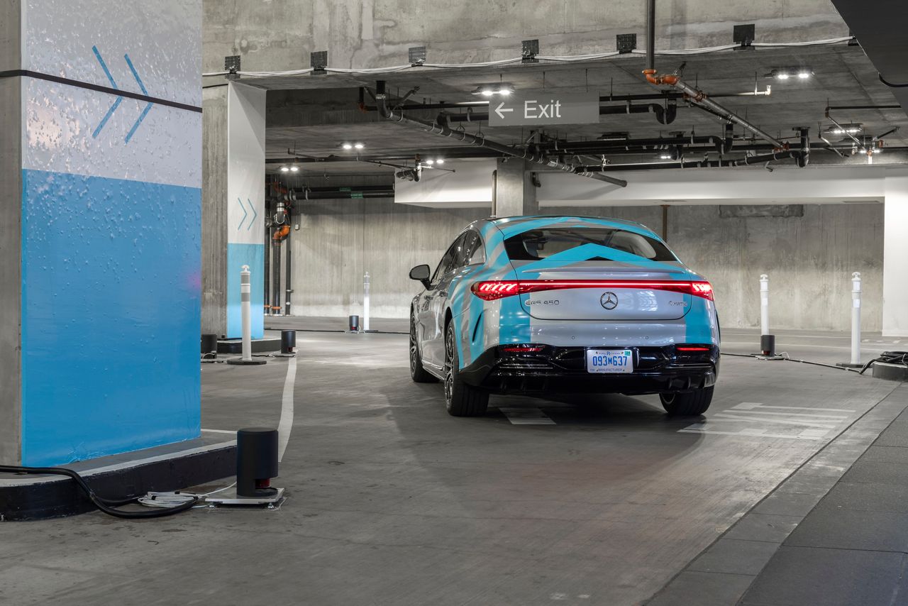 Automated valet Intercontinental hotel