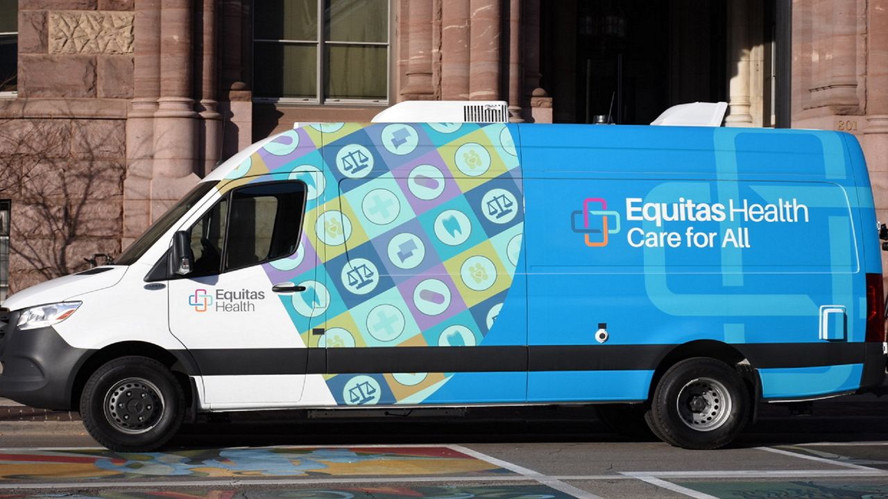 The outside of an Equitas Health mobile health clinic. The City of Cincinnati paid $100,000 for the purchase of the van. (Photo courtesy City of Cincinnati)