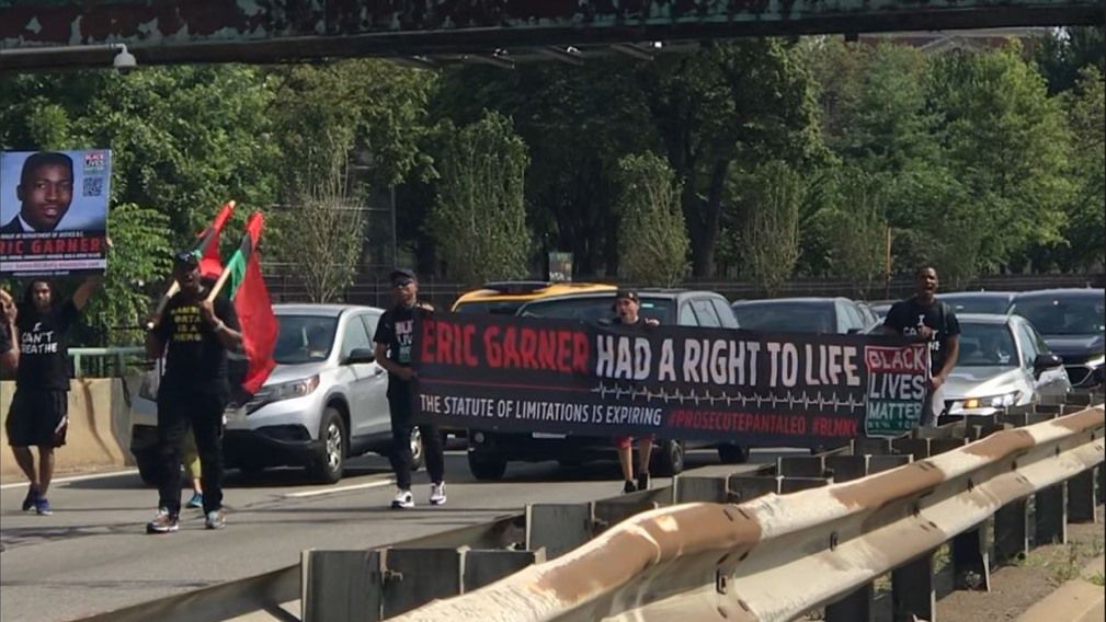 Eric Garner protest FDR Drive