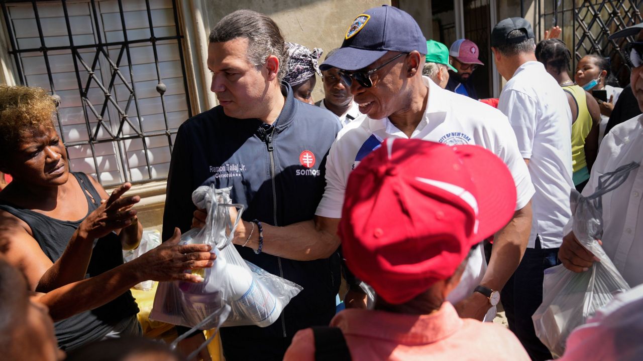 Adams surveys hurricane damage in Dominican Republic