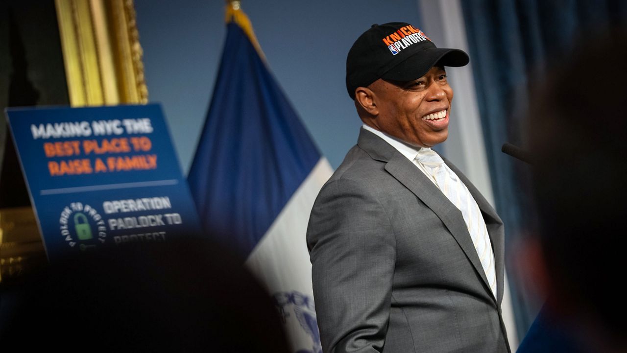 Amid questions over potential federal cuts, Mayor Eric Adams railed about a lack of state funding for city programs. (Ed Reed/Mayoral Photography Office)
