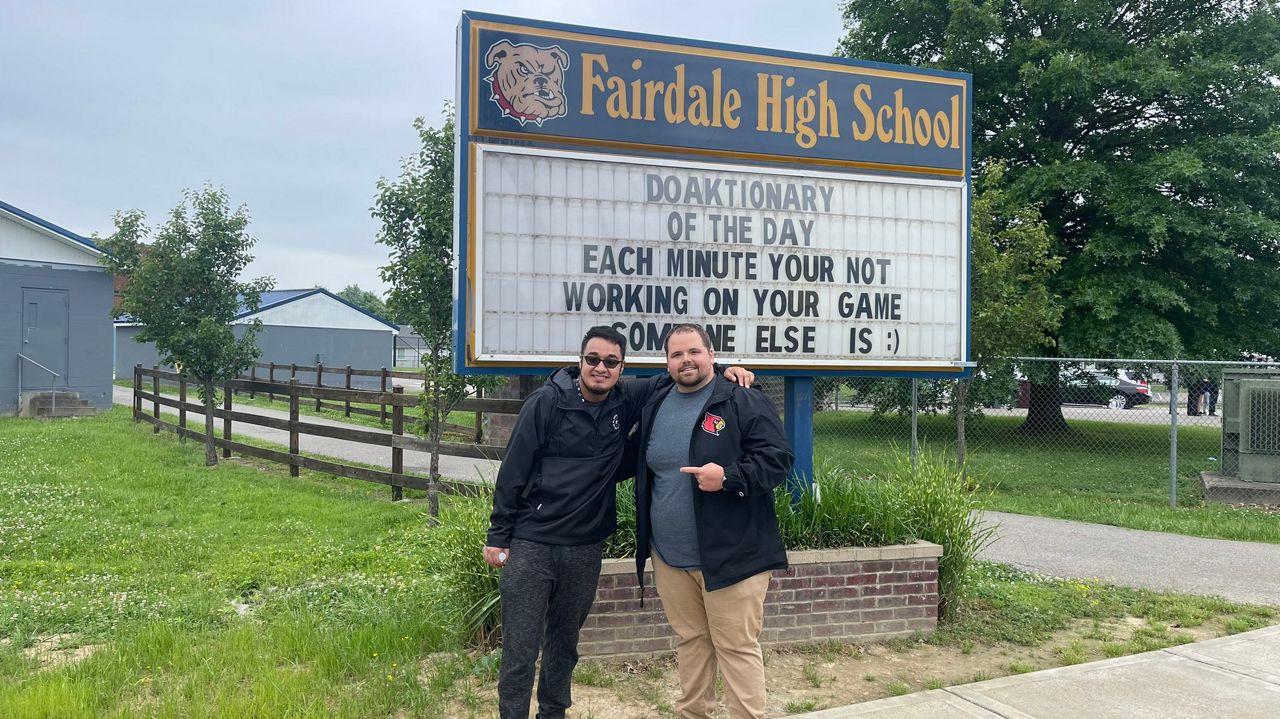 Fairdale High Senior Erik Castellanos