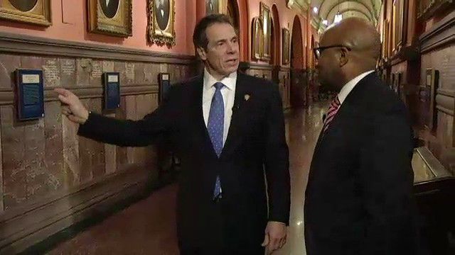 Exclusive: Governor Gives Errol Louis A Tour Of State Capitol's ...