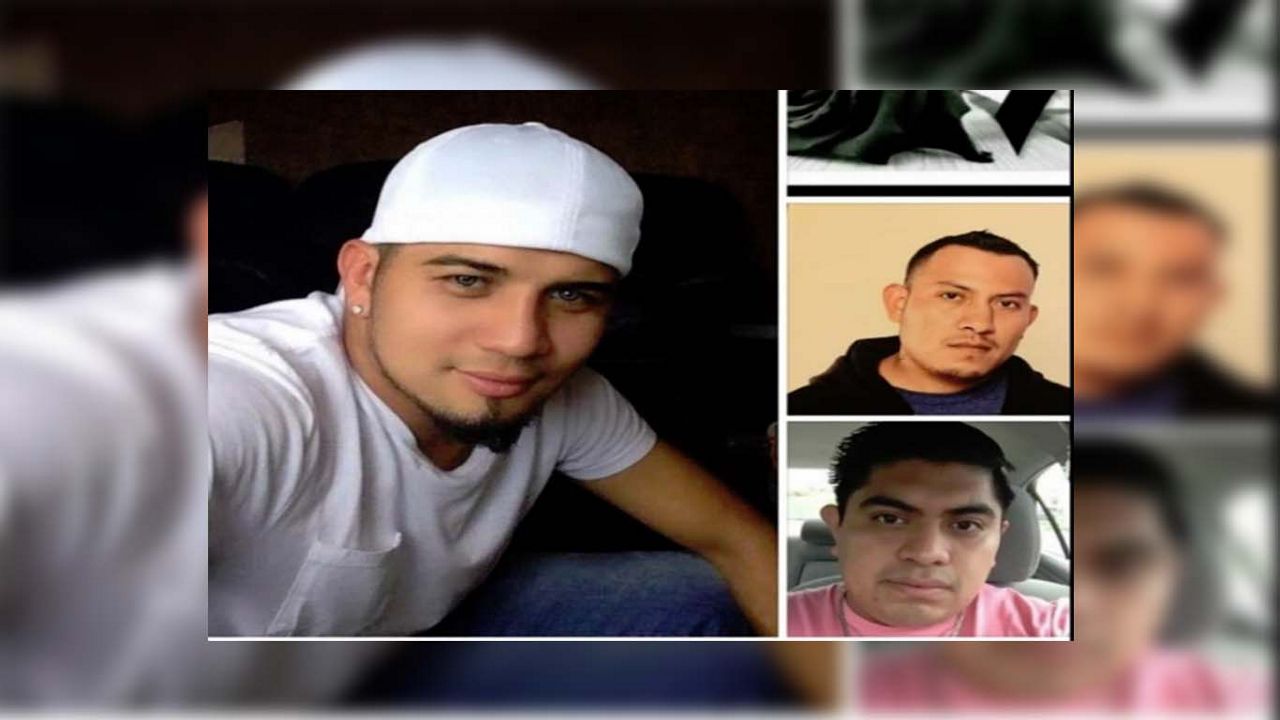 Las tres víctimas, según la página de gofundme. Hernández, abajo a la derecha, Luna, arriba a la derecha. 