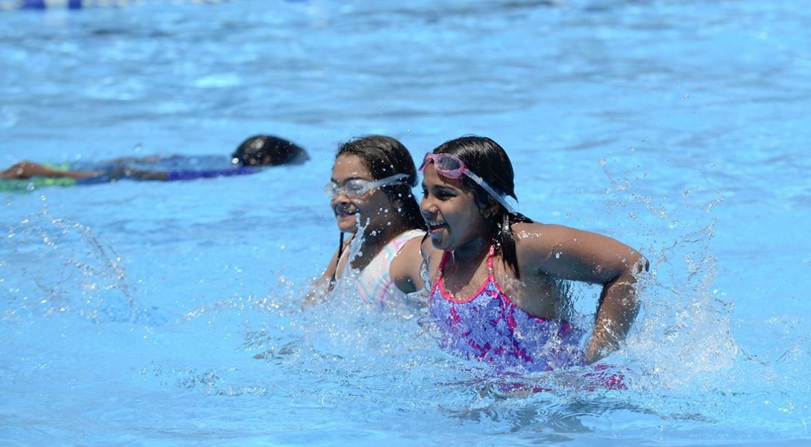 Clases de natación.