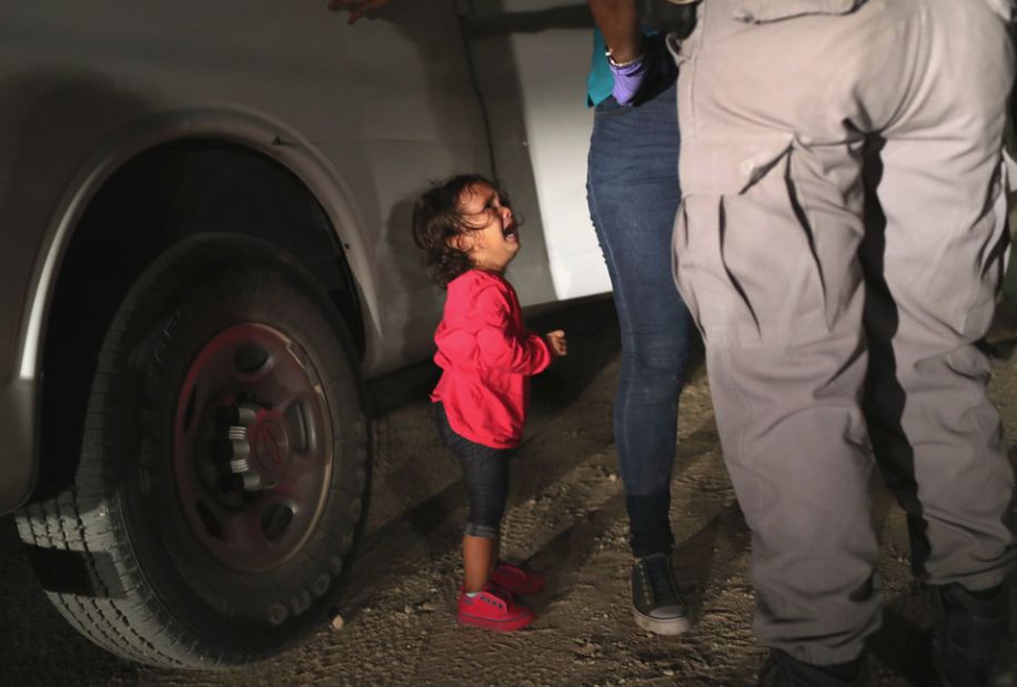 Separación de familias. Foto: John Moore/Getty Images
