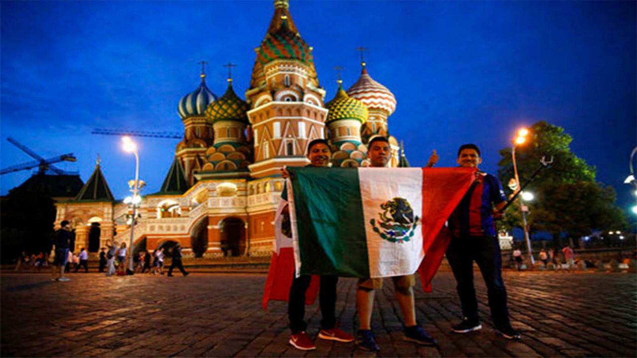 Mexicanos en Moscú.